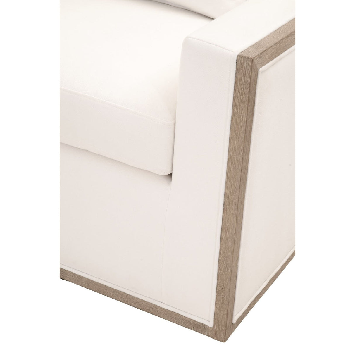 Cushioned Oak Swivel Club Chair | Living Essentials Paxton – alternate view 7