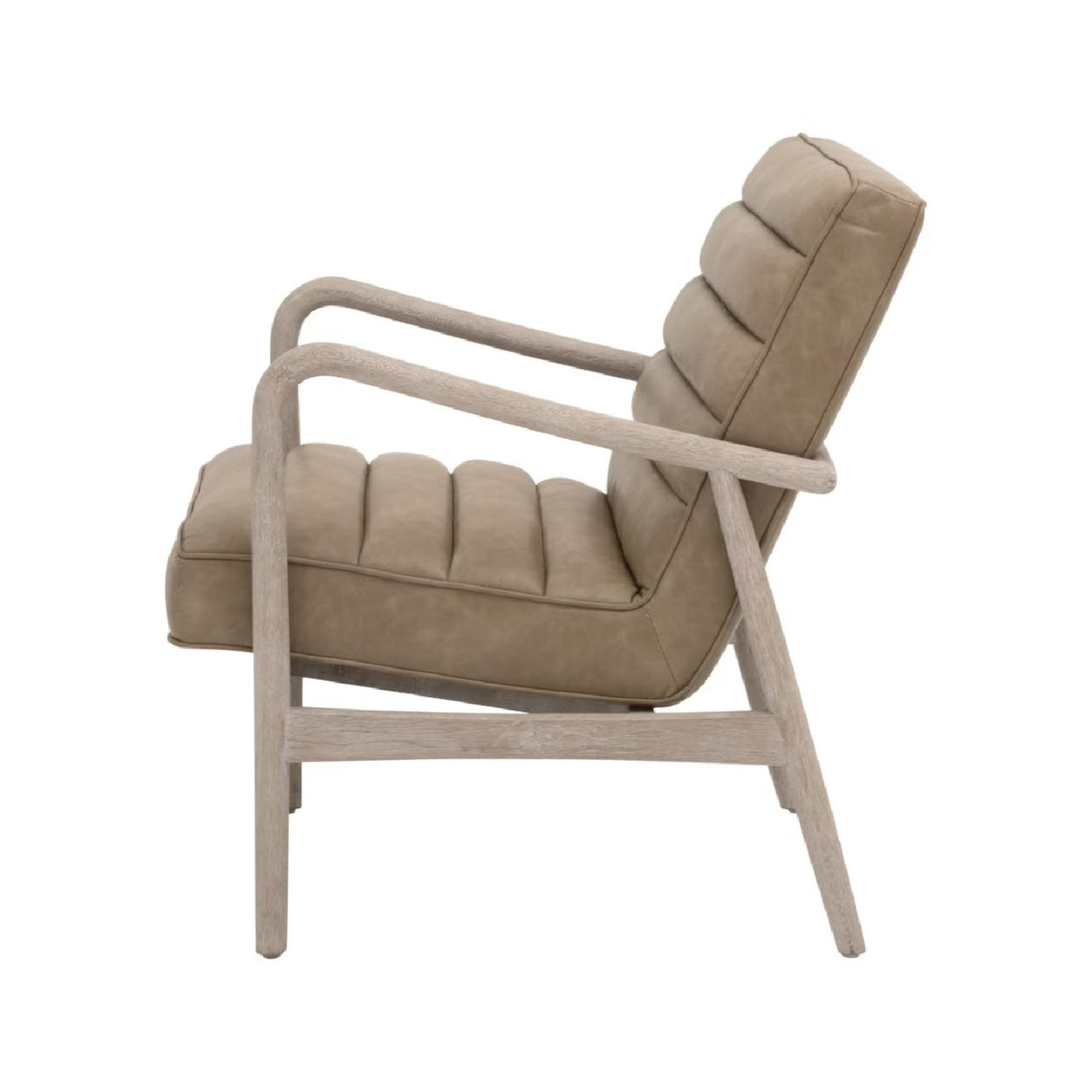 Modern European furniture - Channeled Cushion Club Chair - www.oroa.com