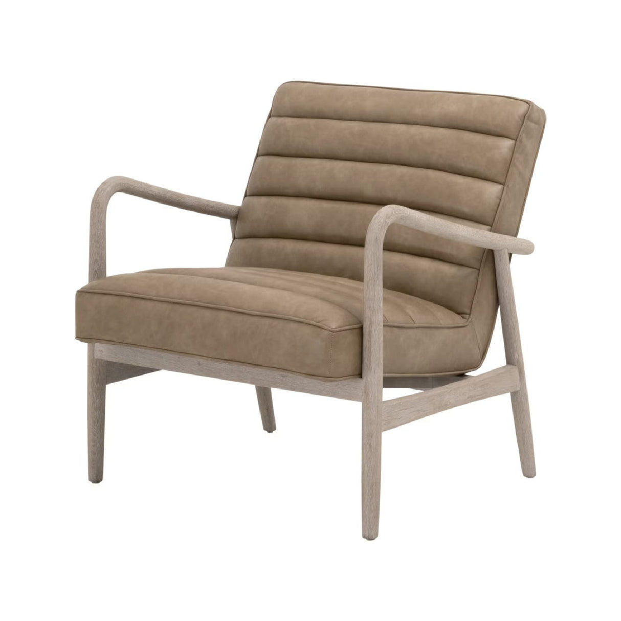 Modern European furniture - Channeled Cushion Club Chair - www.oroa.com