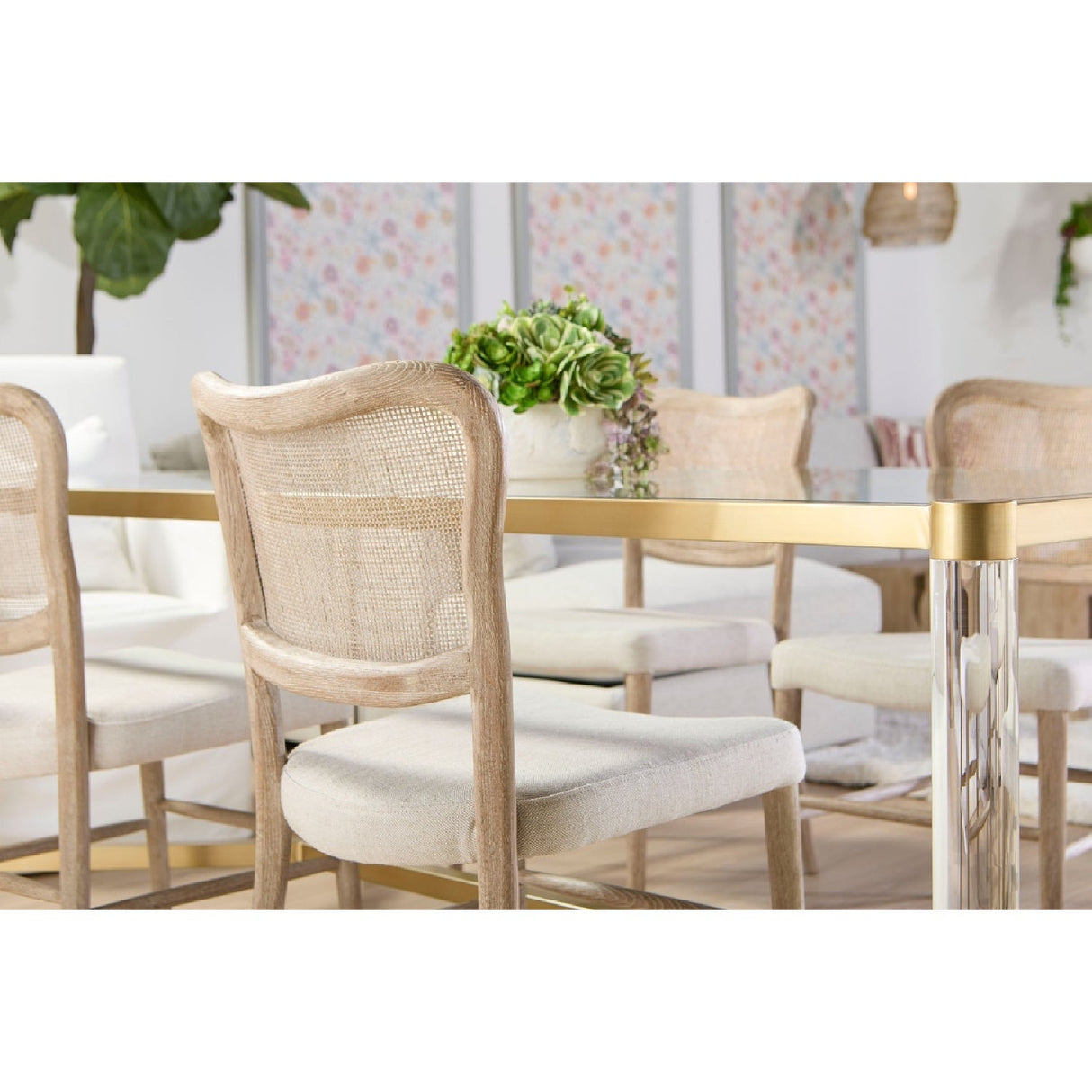 Cane-Back Dining Chair Set (2) | Living Essentials Cela – alternate view 20