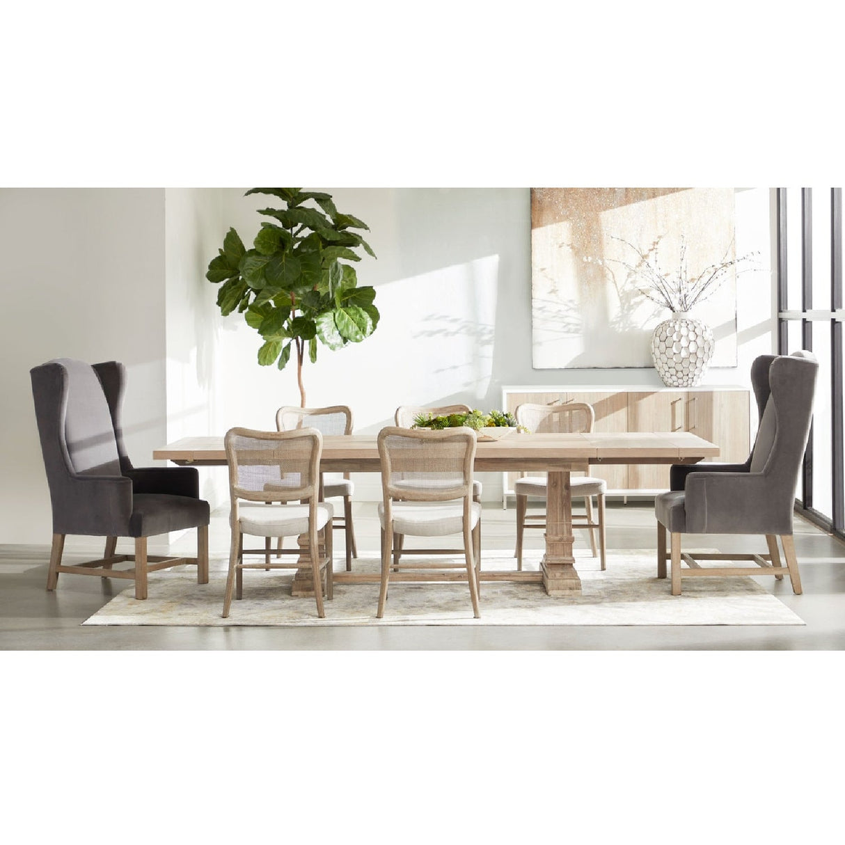 Cane-Back Dining Chair Set (2) | Living Essentials Cela – alternate view 24