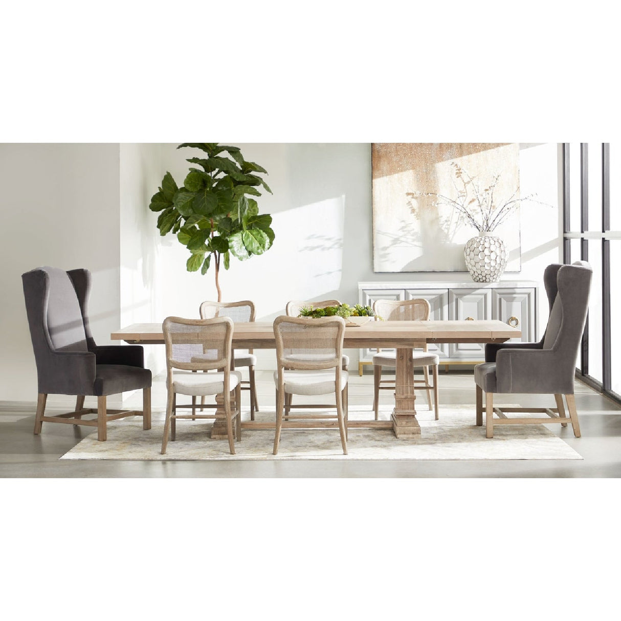 Cane-Back Dining Chair Set (2) | Living Essentials Cela – alternate view 25