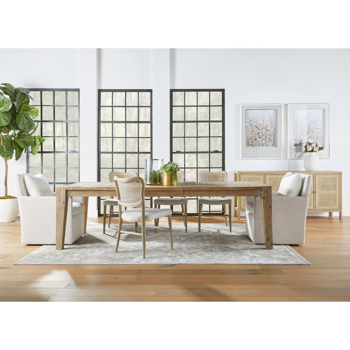 Cane-Back Dining Chair Set (2) | Living Essentials Cela – alternate view 27