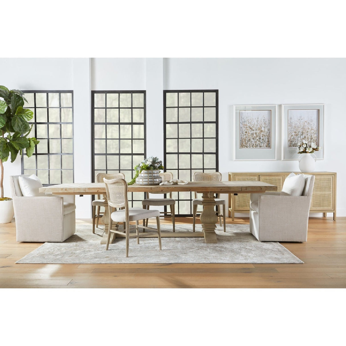 Cane-Back Dining Chair Set (2) | Living Essentials Cela – alternate view 28