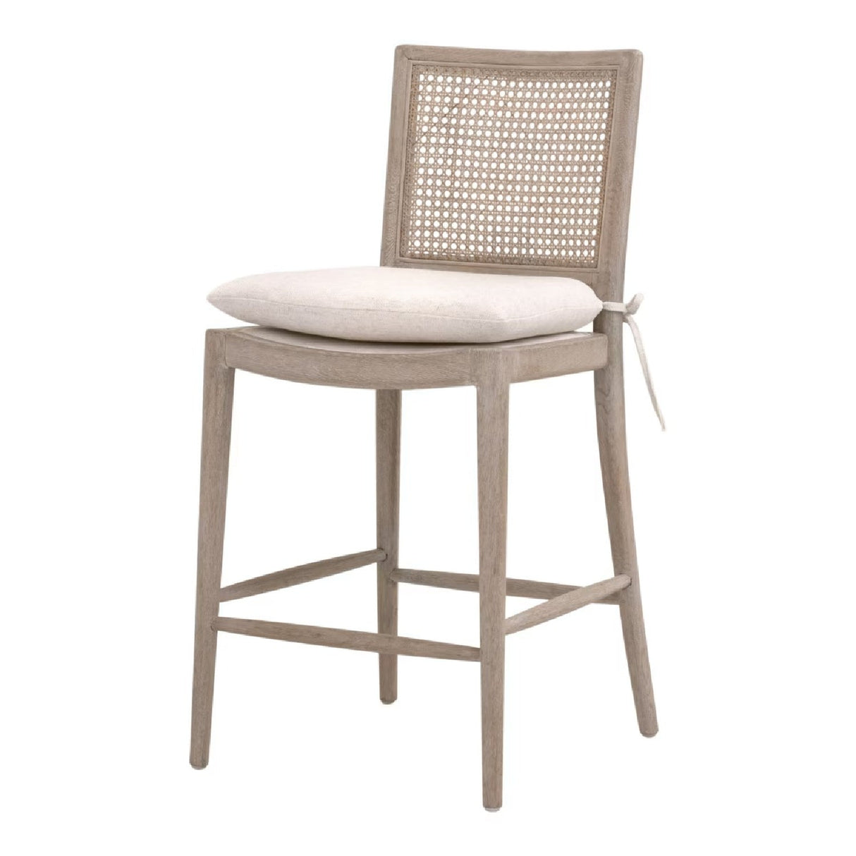 Modern European furniture - Oak Canework-Back Counter Stool - www.oroa.com