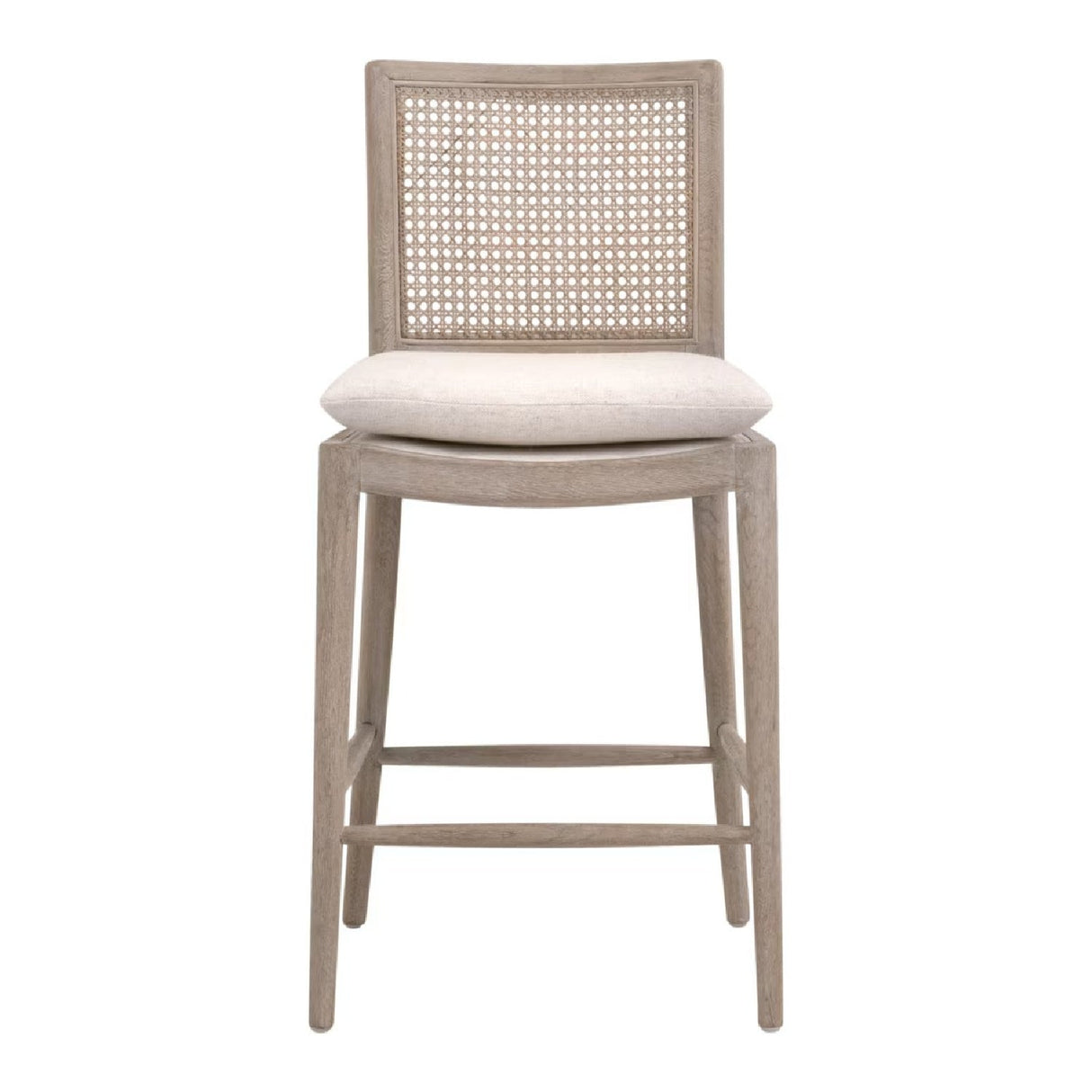 Modern European furniture - Oak Canework-Back Counter Stool - www.oroa.com