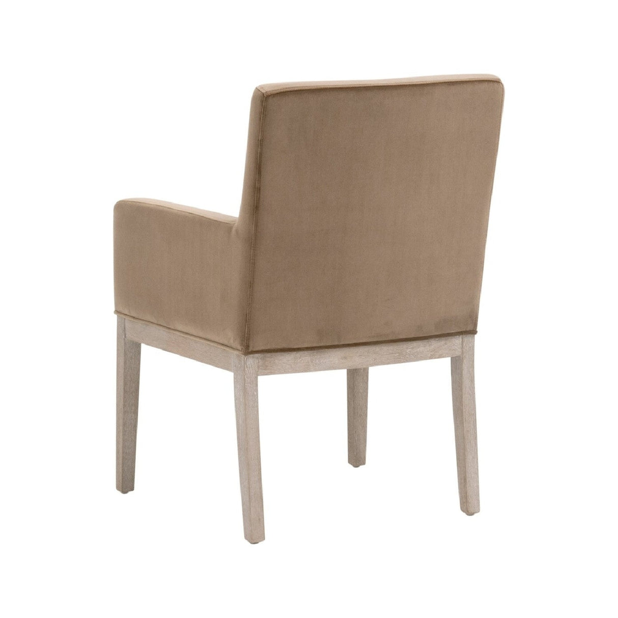 Modern European furniture - Brown Velvet Dining Armchair - www.oroa.com