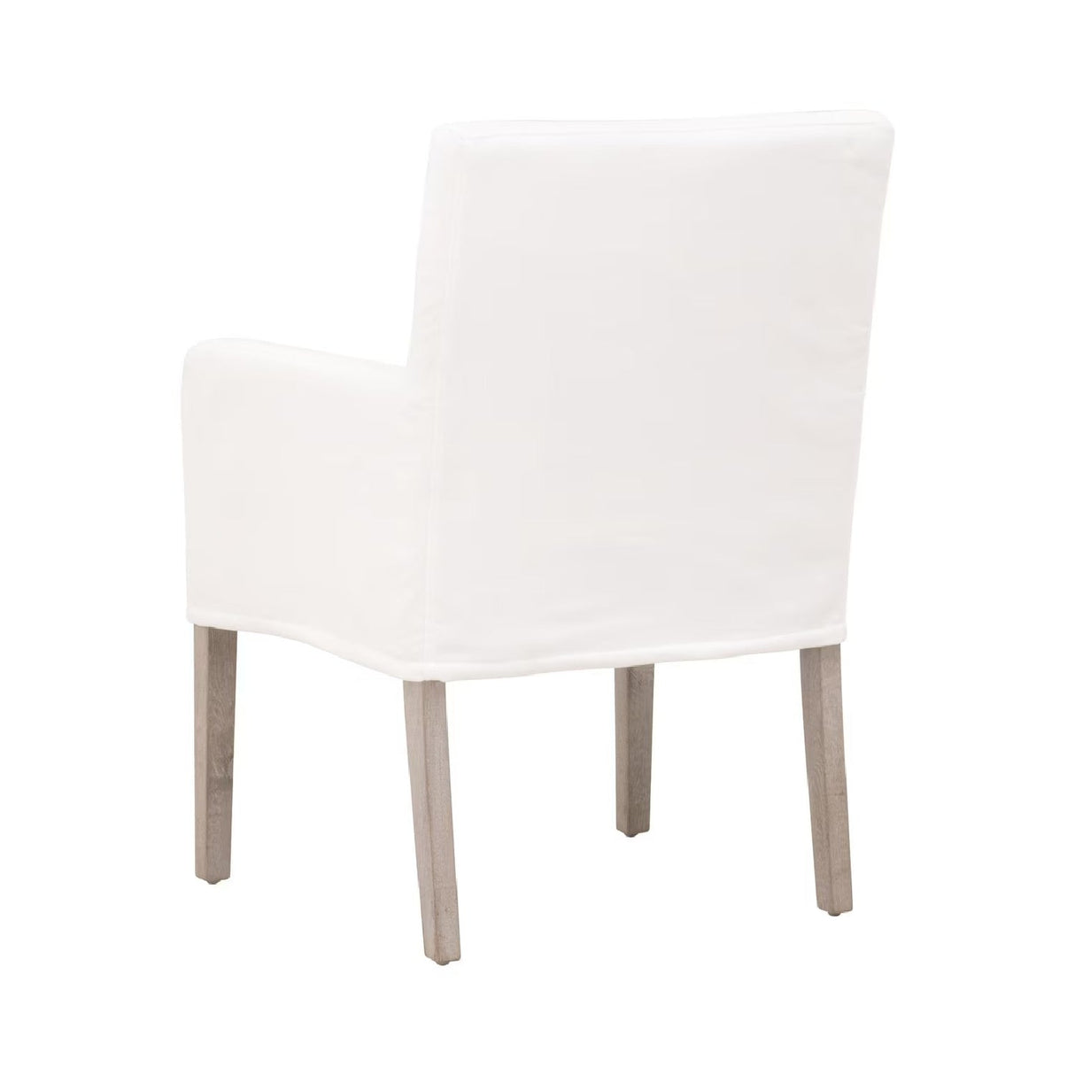 Modern European furniture - White Slipcover Dining Armchair - www.oroa.com