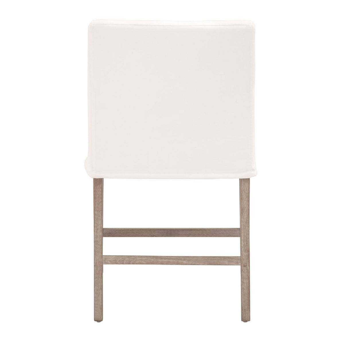 Modern European furniture - White Slipcover Counter Stool - www.oroa.com