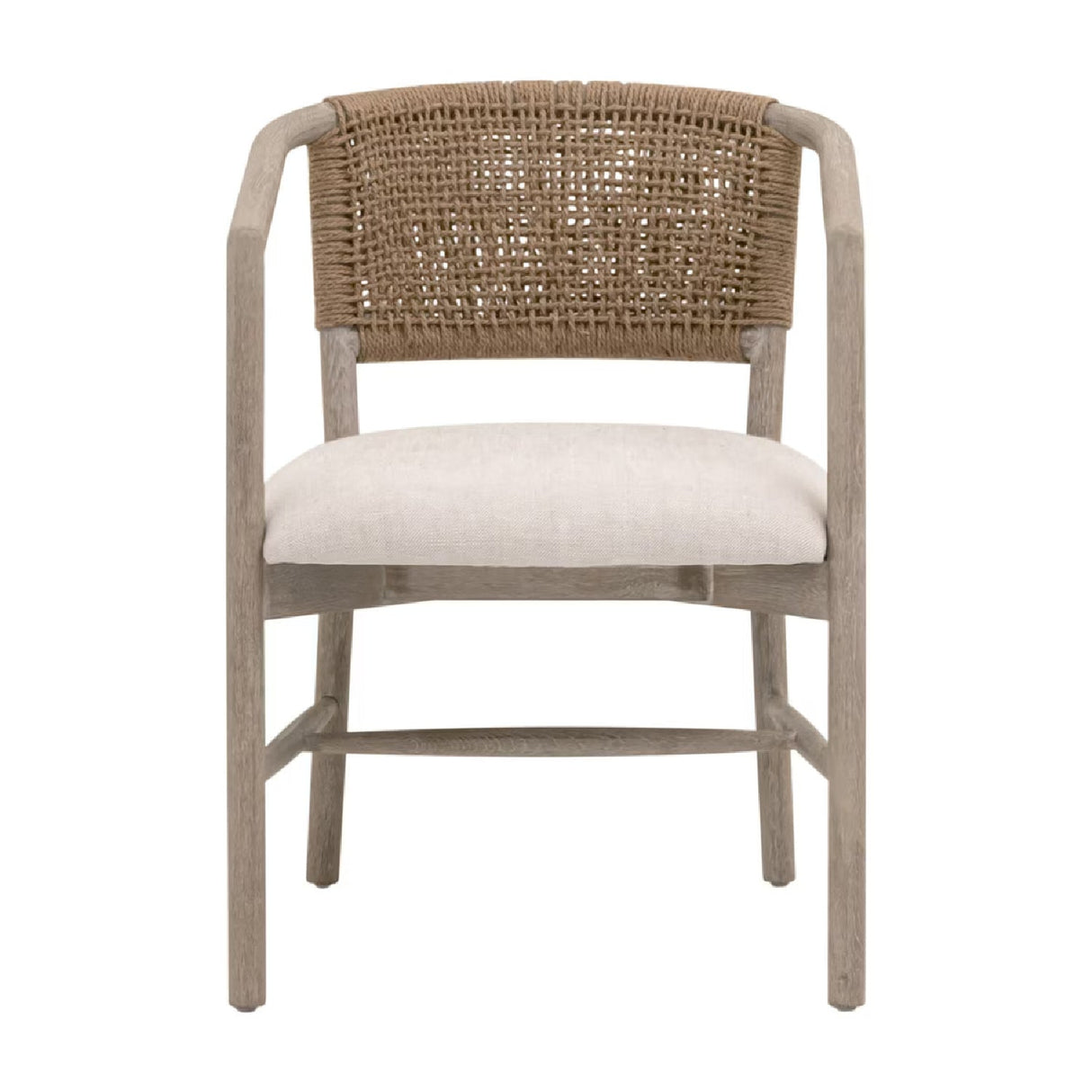 Modern European furniture - Jute Twine Back Accent Chair - www.oroa.com