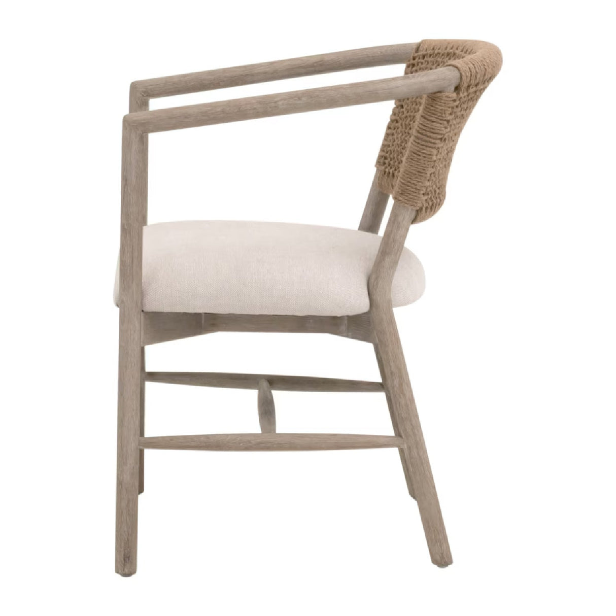 Modern European furniture - Jute Twine Back Accent Chair - www.oroa.com