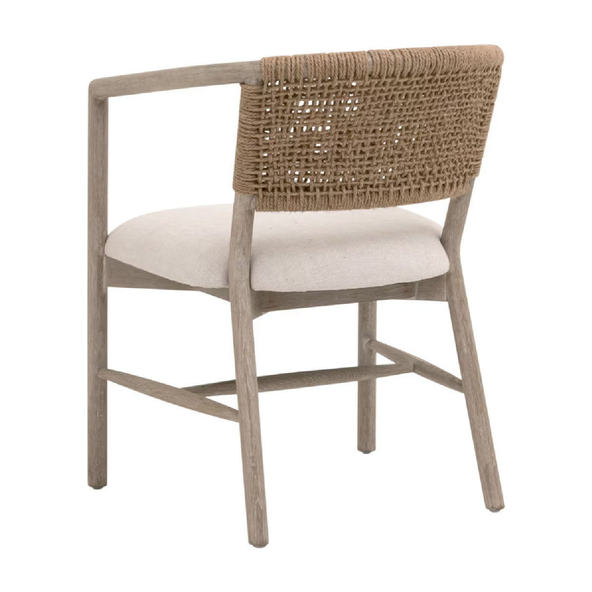 Modern European furniture - Jute Twine Back Accent Chair - www.oroa.com