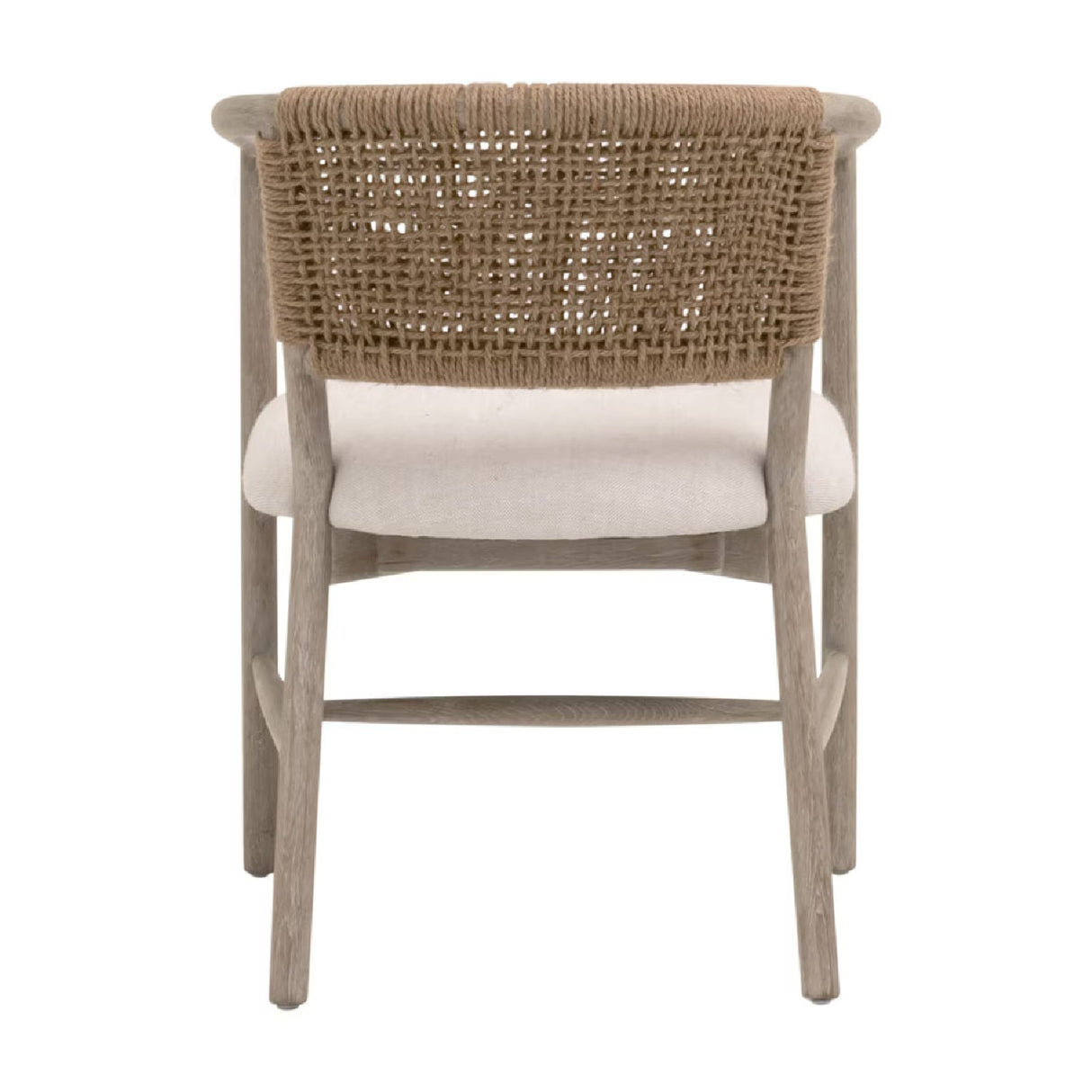 Modern European furniture - Jute Twine Back Accent Chair - www.oroa.com