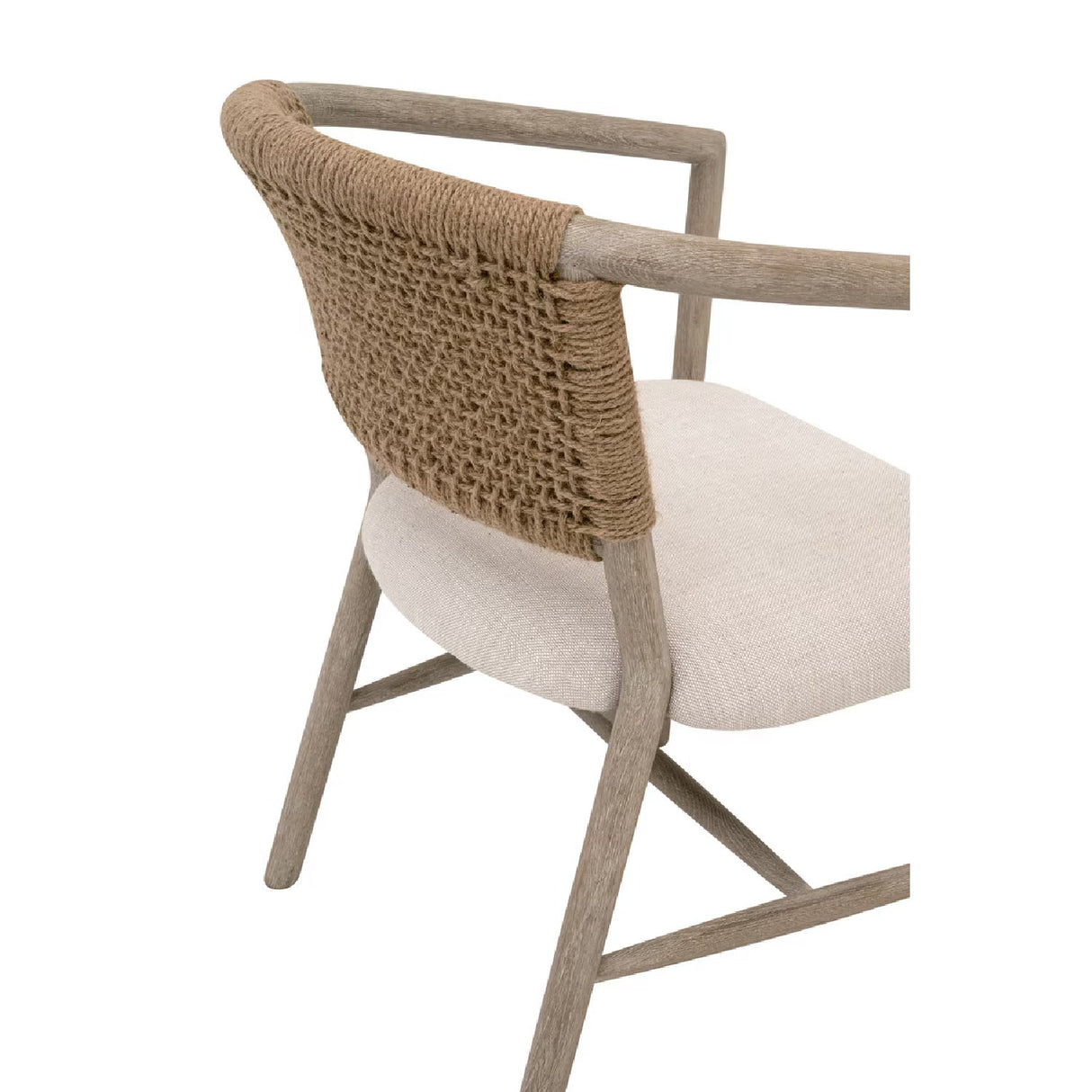 Modern European furniture - Jute Twine Back Accent Chair - www.oroa.com