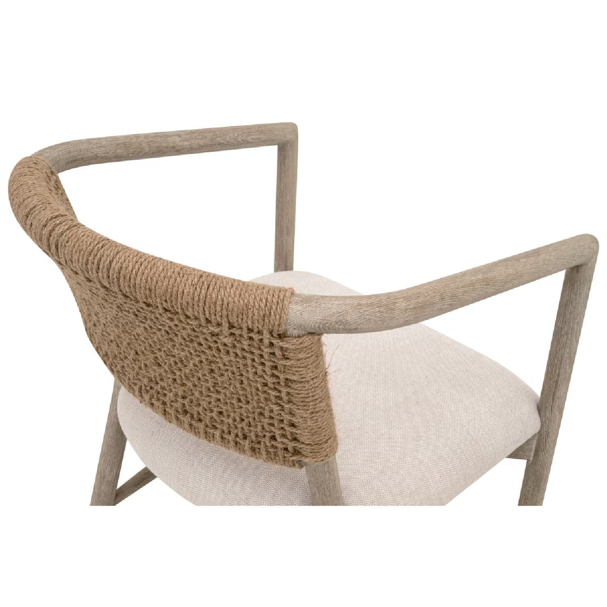 Modern European furniture - Jute Twine Back Accent Chair - www.oroa.com