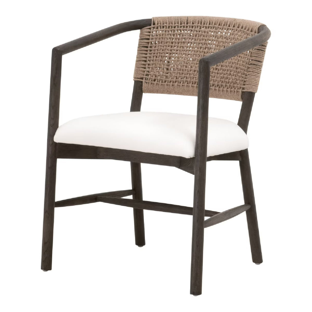 Modern European furniture - Jute Twine Back Accent Chair - www.oroa.com
