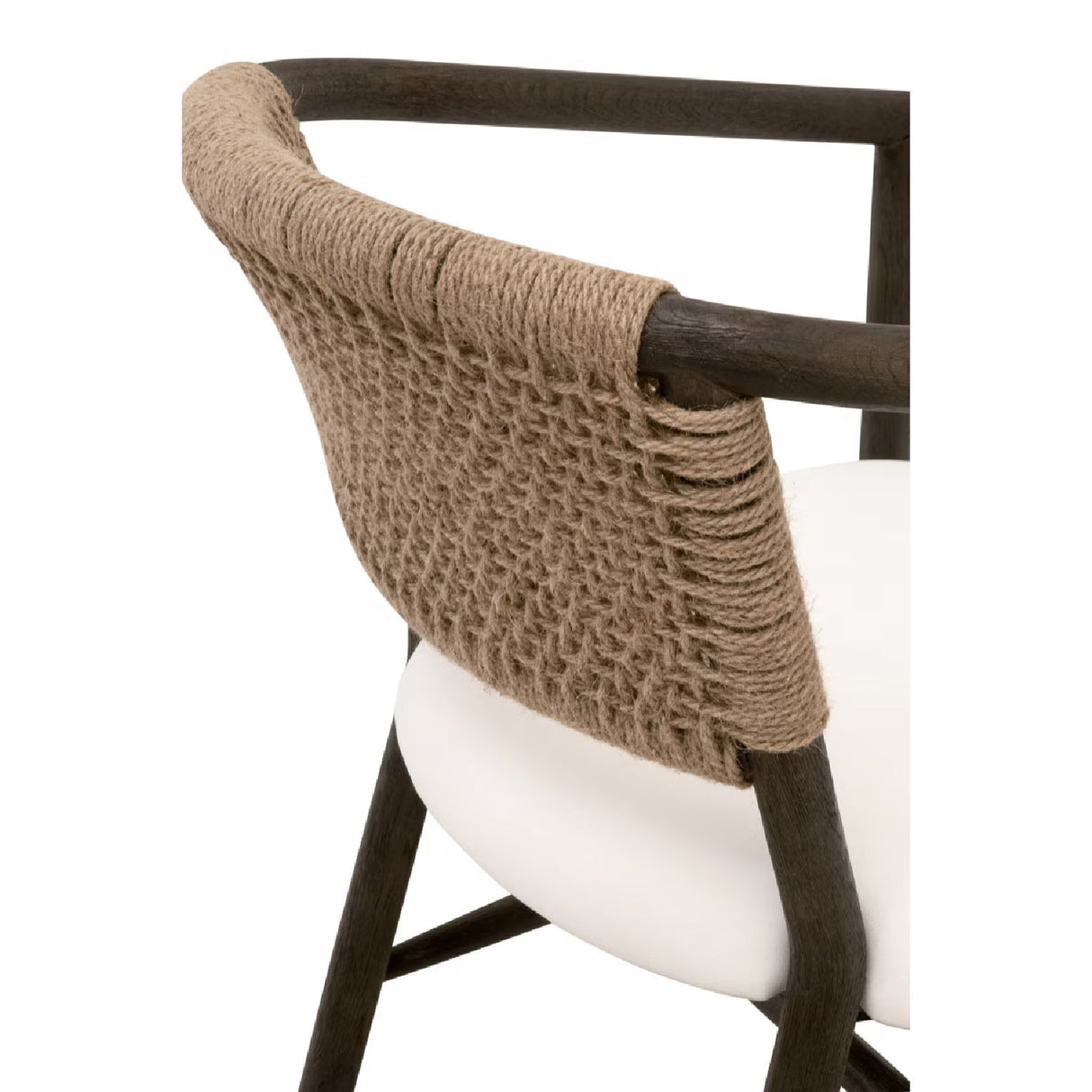 Modern European furniture - Jute Twine Back Accent Chair - www.oroa.com