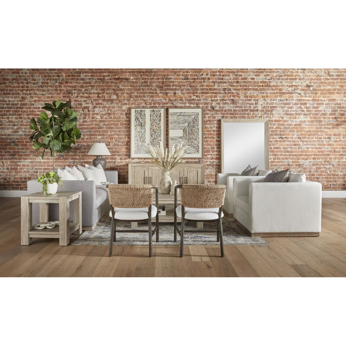 Modern European furniture - Jute Twine Back Accent Chair - www.oroa.com