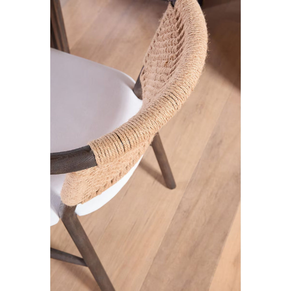 Modern European furniture - Jute Twine Back Accent Chair - www.oroa.com
