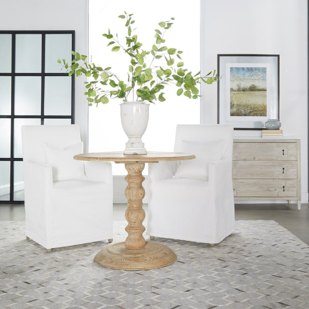 Modern European furniture - Black Oak Mirror - www.oroa.com