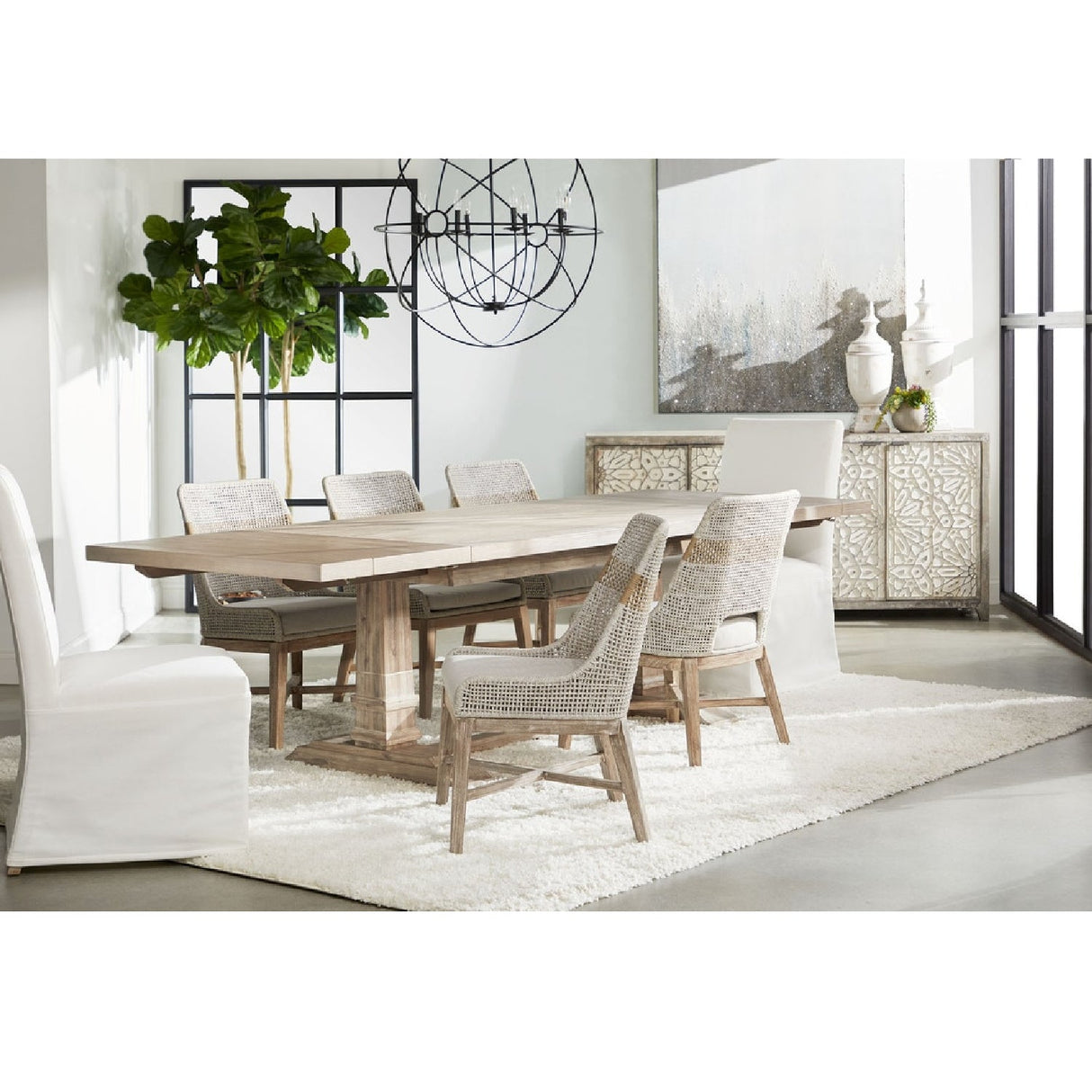 Modern European furniture - Black Oak Mirror - www.oroa.com