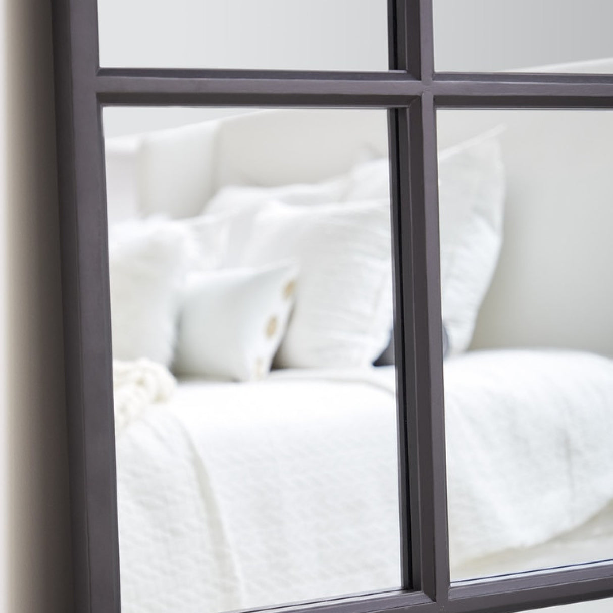 Modern European furniture - Black Oak Mirror - www.oroa.com