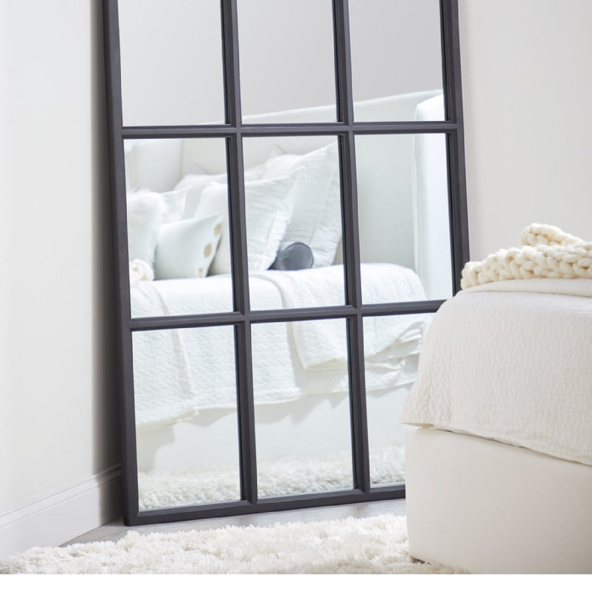Modern European furniture - Black Oak Mirror - www.oroa.com