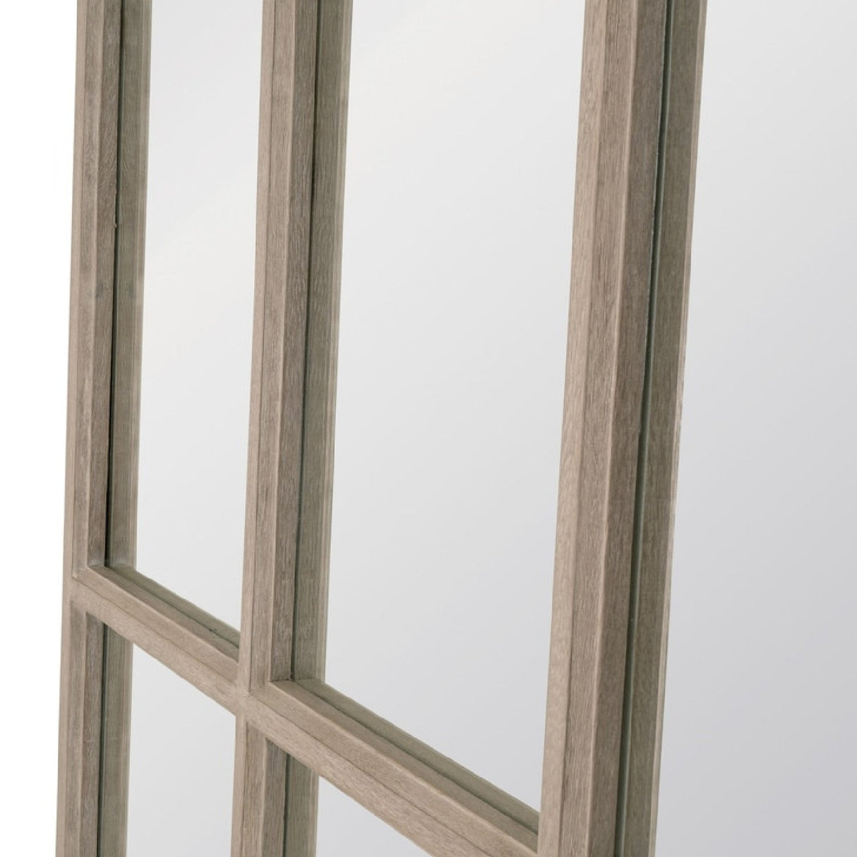 Modern European furniture - Gray Oak Arched Mirror - www.oroa.com