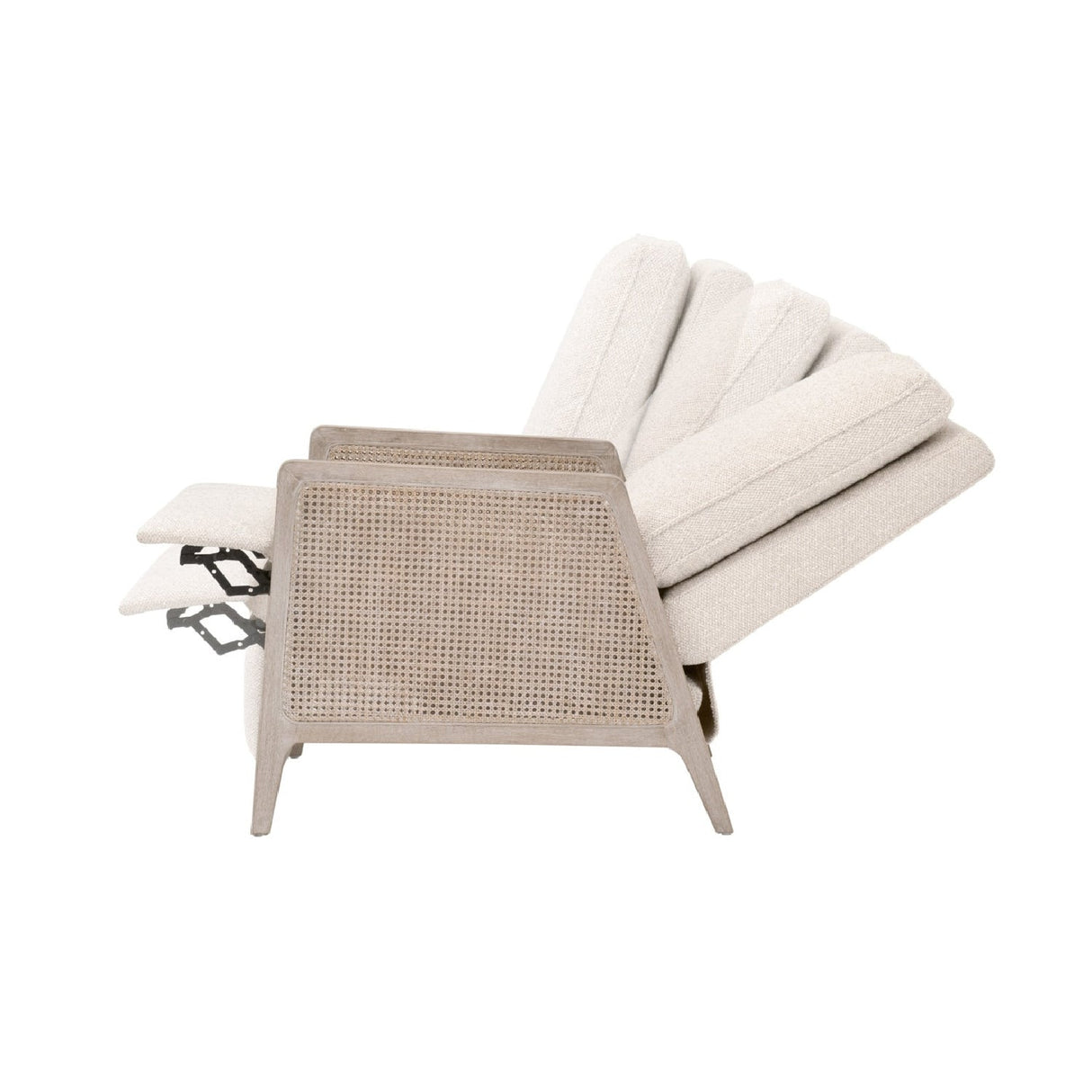 Modern European furniture - Beige Linen Recliner Chair - www.oroa.com