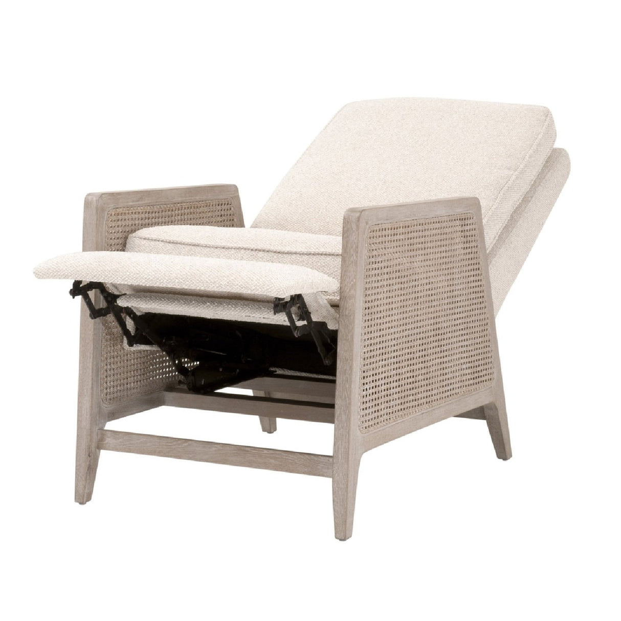 Modern European furniture - Beige Linen Recliner Chair - www.oroa.com