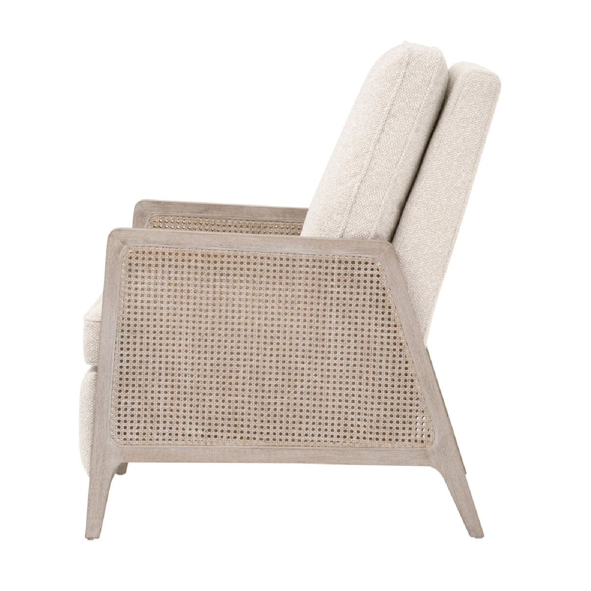 Modern European furniture - Beige Linen Recliner Chair - www.oroa.com