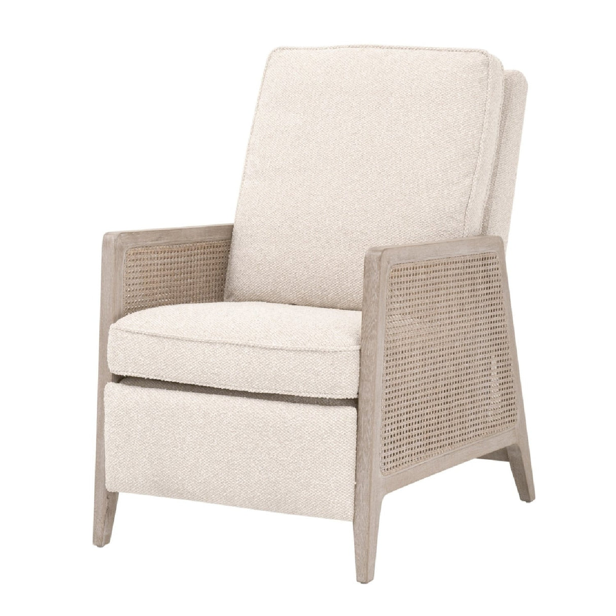 Modern European furniture - Beige Linen Recliner Chair - www.oroa.com
