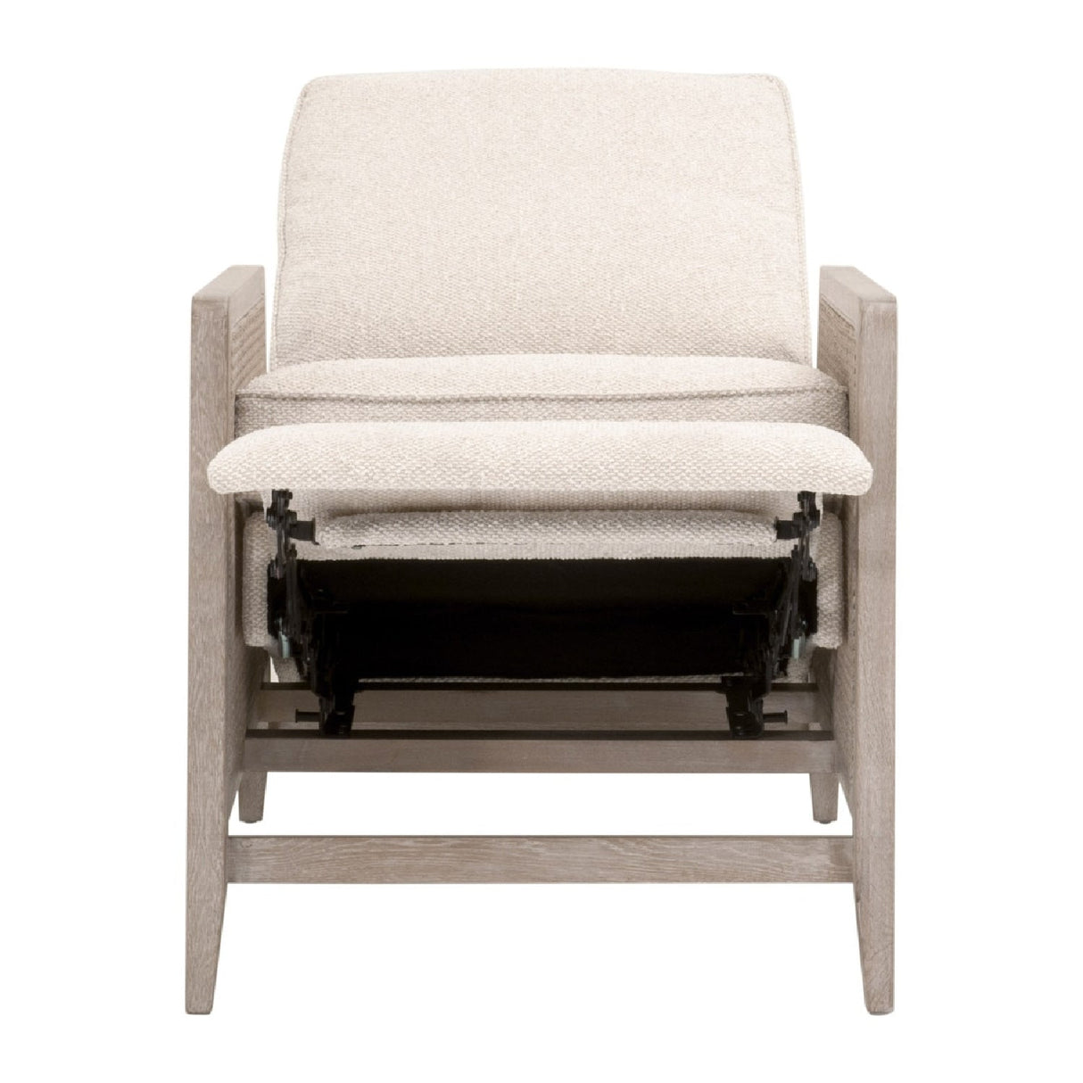 Modern European furniture - Beige Linen Recliner Chair - www.oroa.com