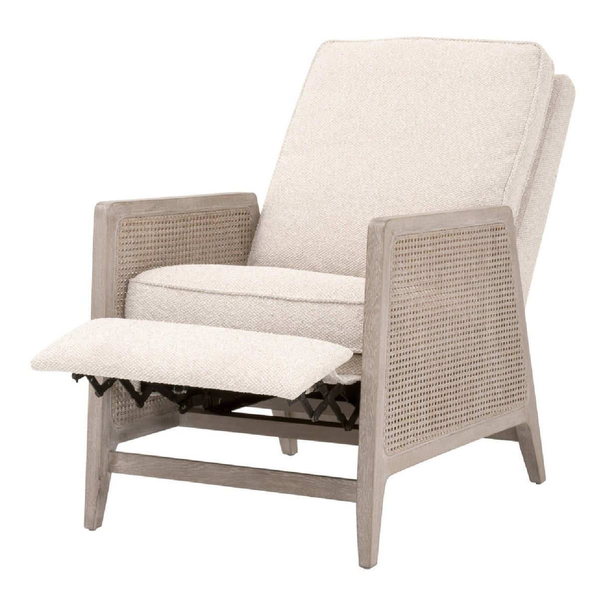 Modern European furniture - Beige Linen Recliner Chair - www.oroa.com