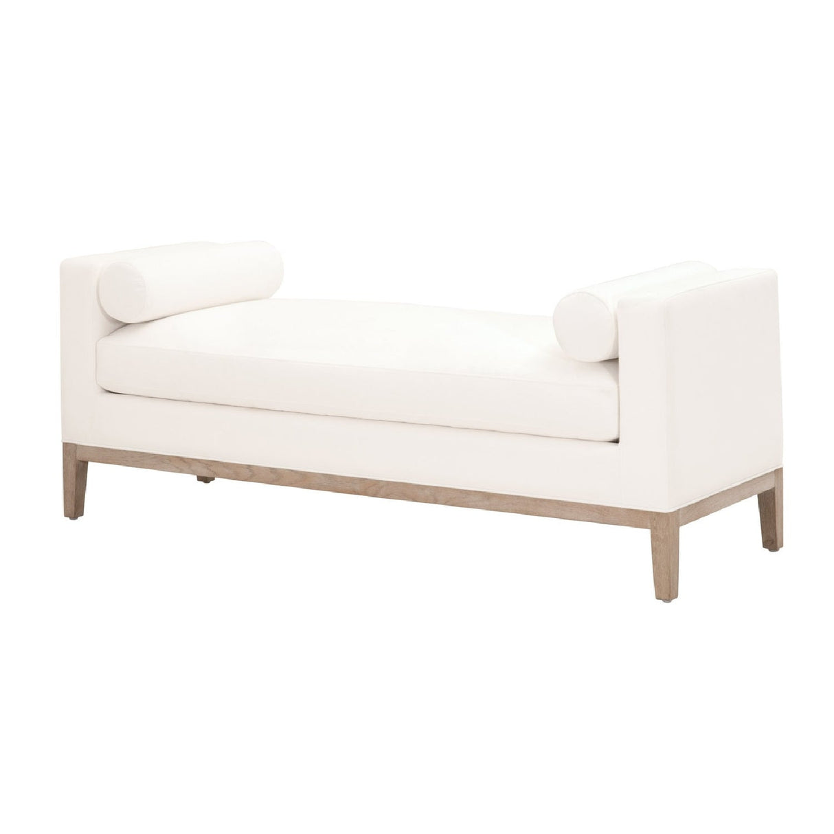 Modern European furniture - White Upholstered Bench - www.oroa.com