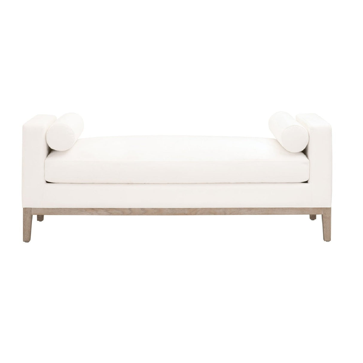 Modern European furniture - White Upholstered Bench - www.oroa.com