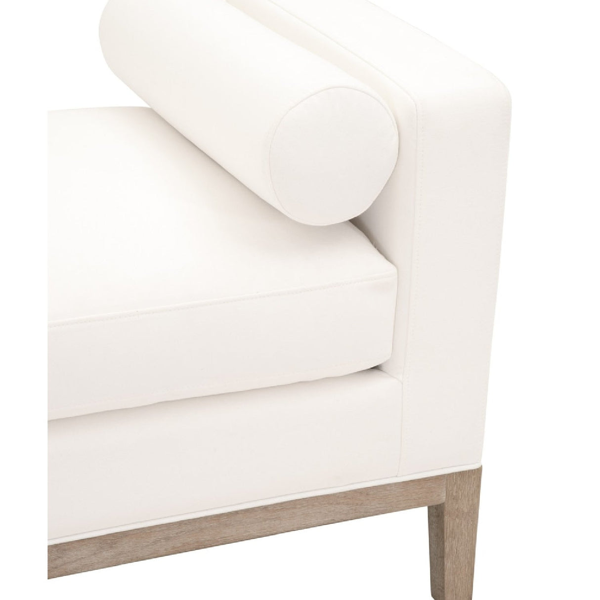 Modern European furniture - White Upholstered Bench - www.oroa.com