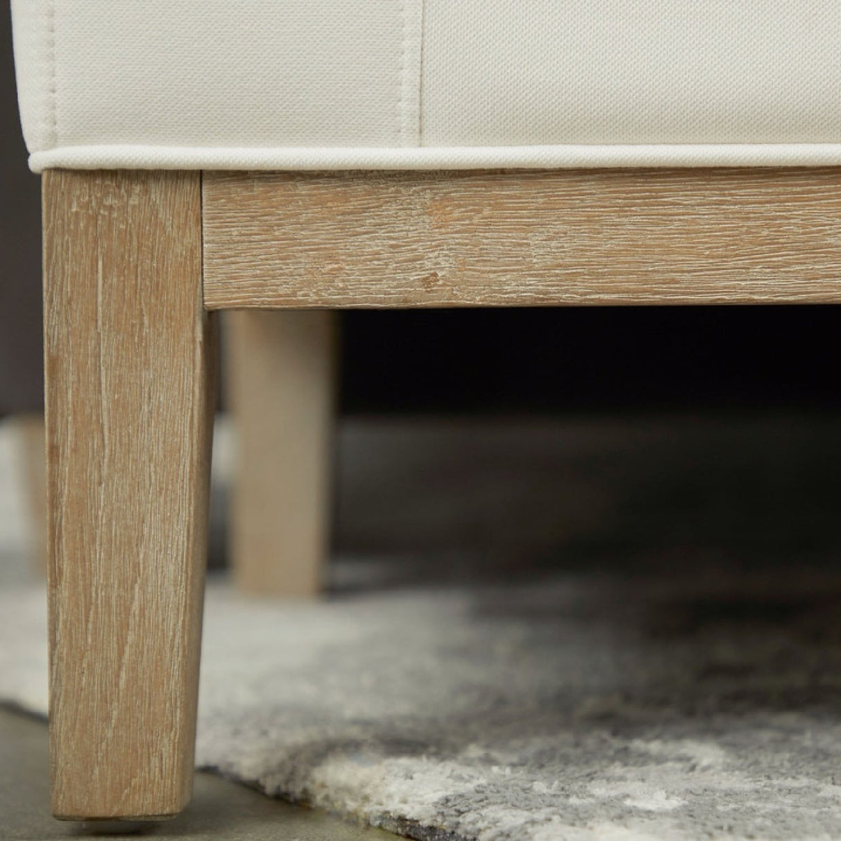 Modern European furniture - White Upholstered Bench - www.oroa.com