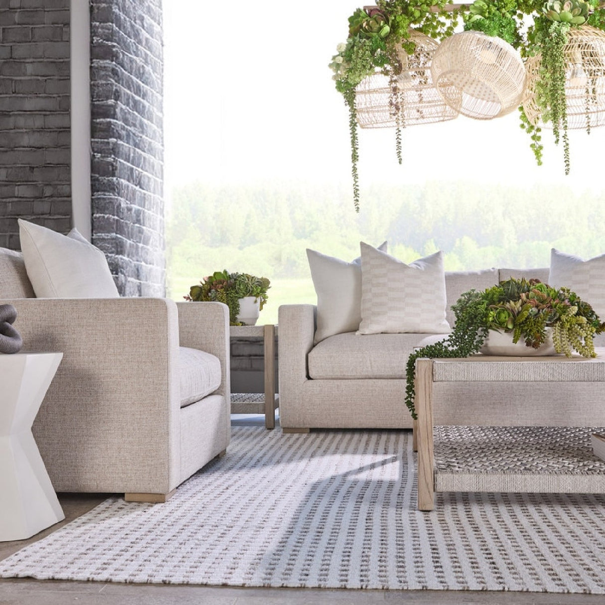 Modern European furniture - Beige Outdoor Lounge Chair - www.oroa.com