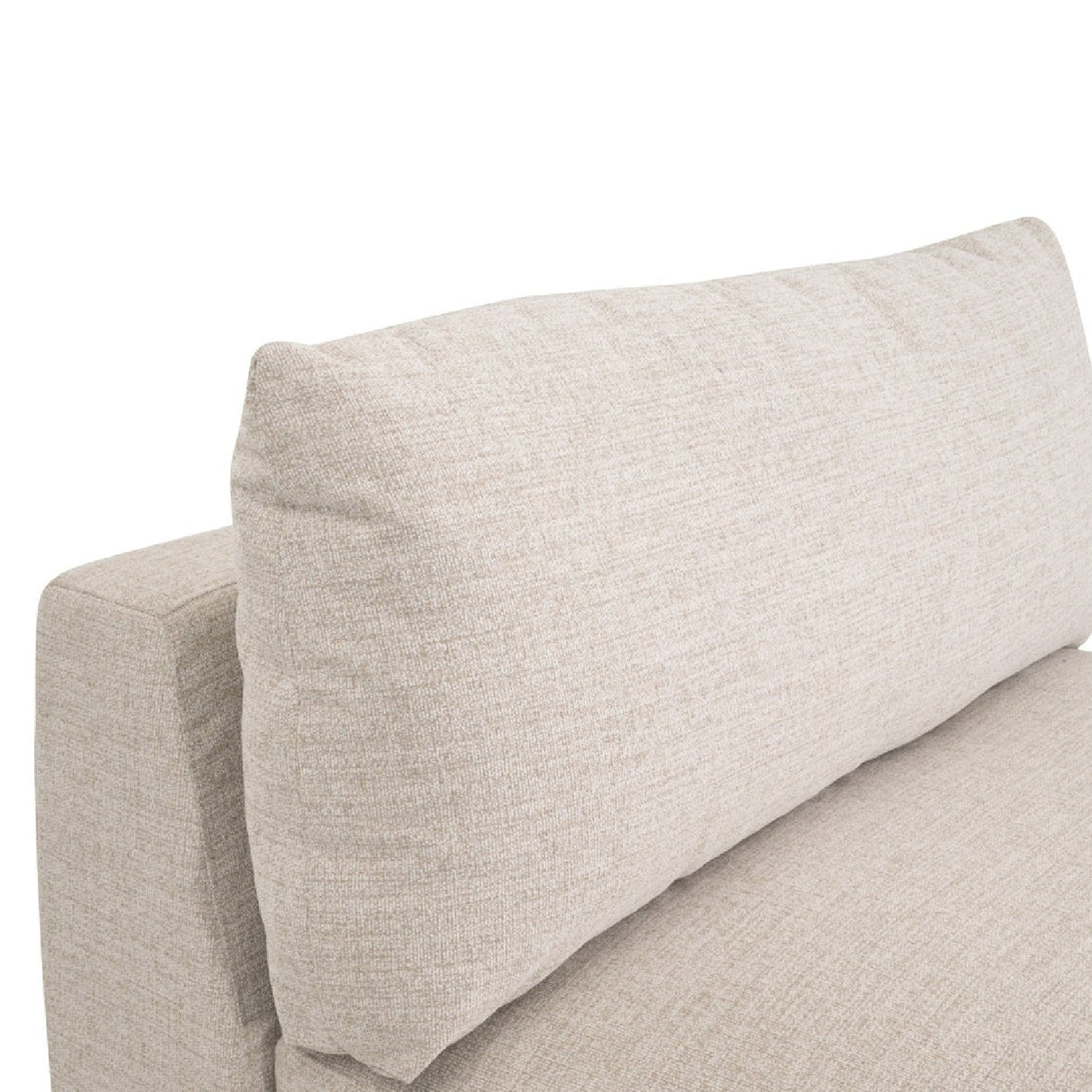 Modern European furniture - Beige Outdoor Modular Armless Chair - www.oroa.com