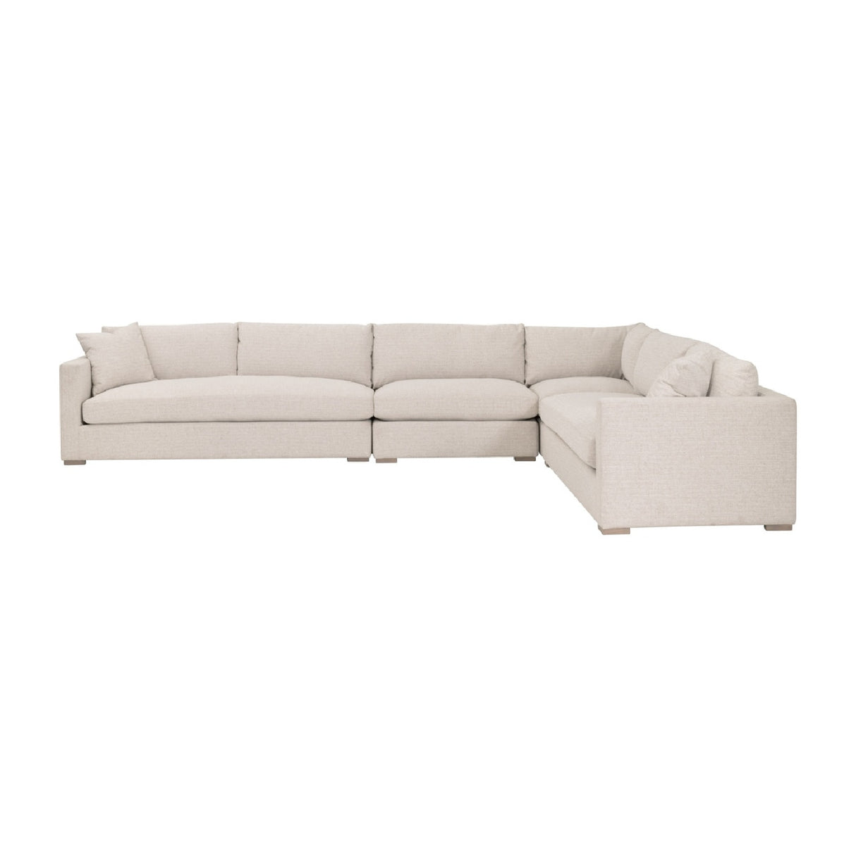 Beige Outdoor Modular Armless Chair | Oroa.com