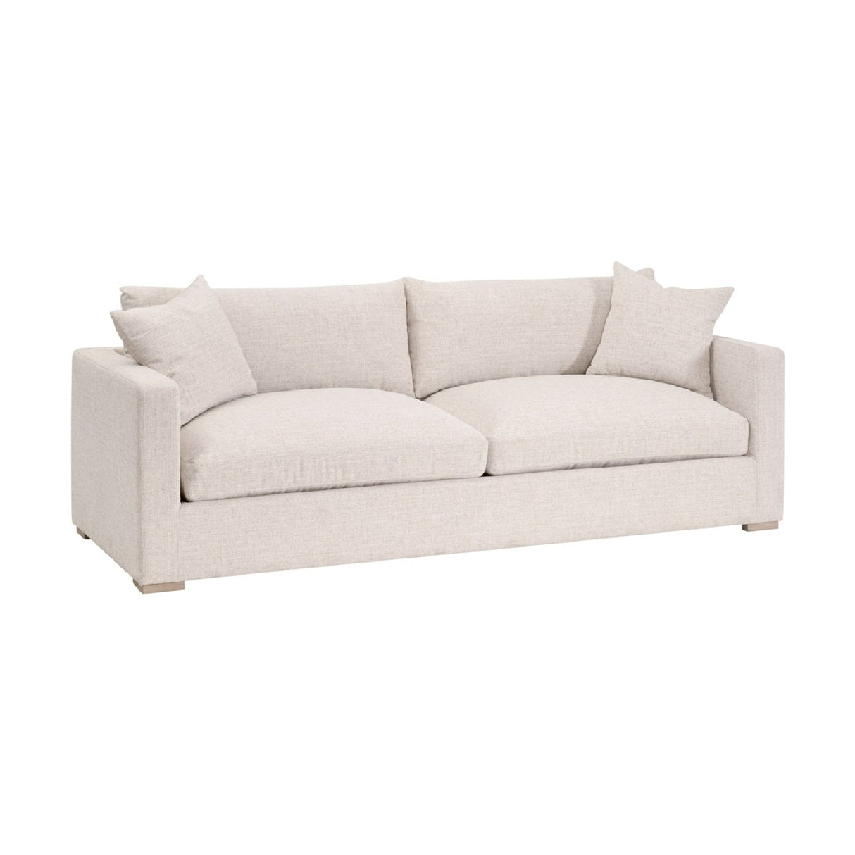 Modern European furniture - Beige Track-Armed Outdoor Sofa - www.oroa.com