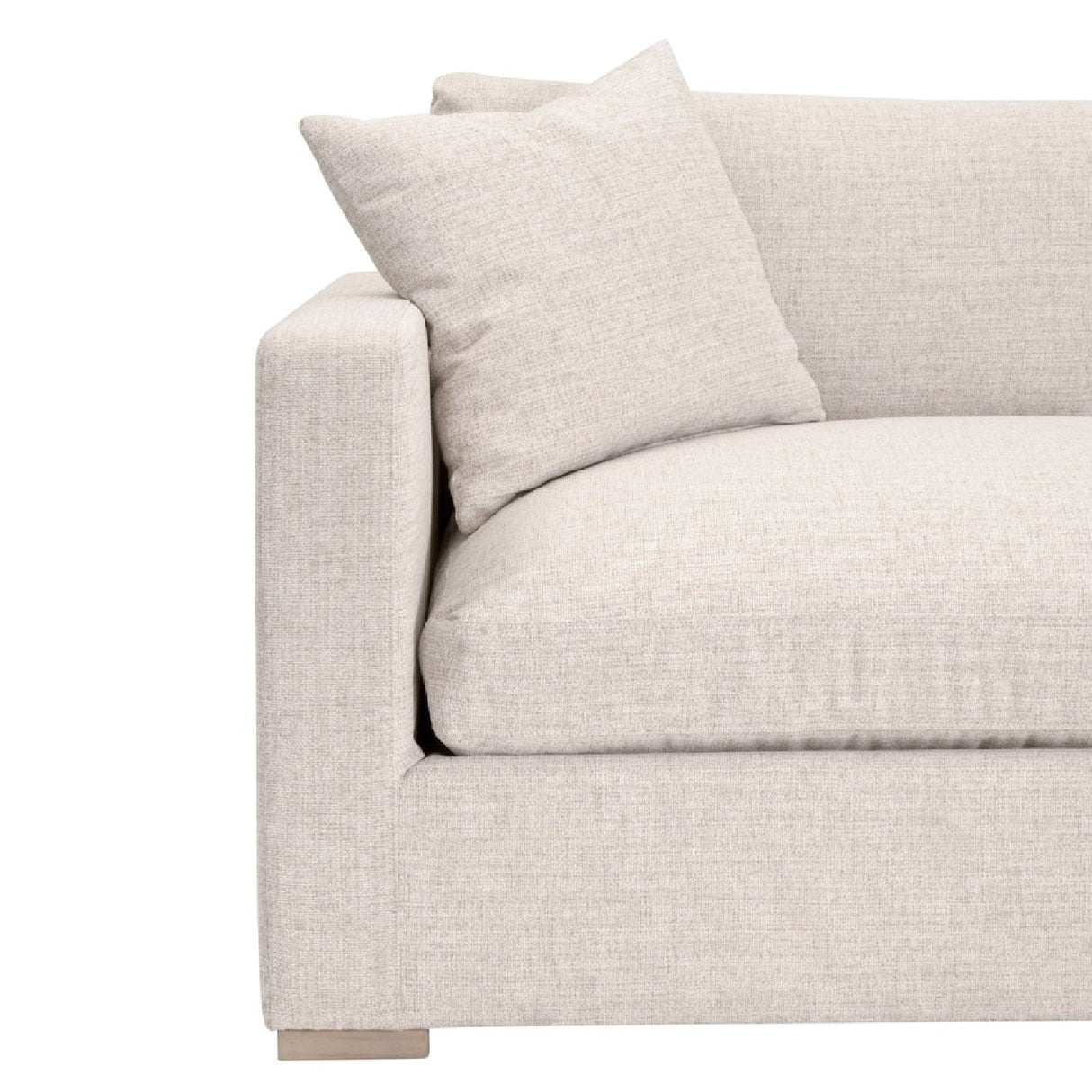 Modern European furniture - Beige Track-Armed Outdoor Sofa - www.oroa.com