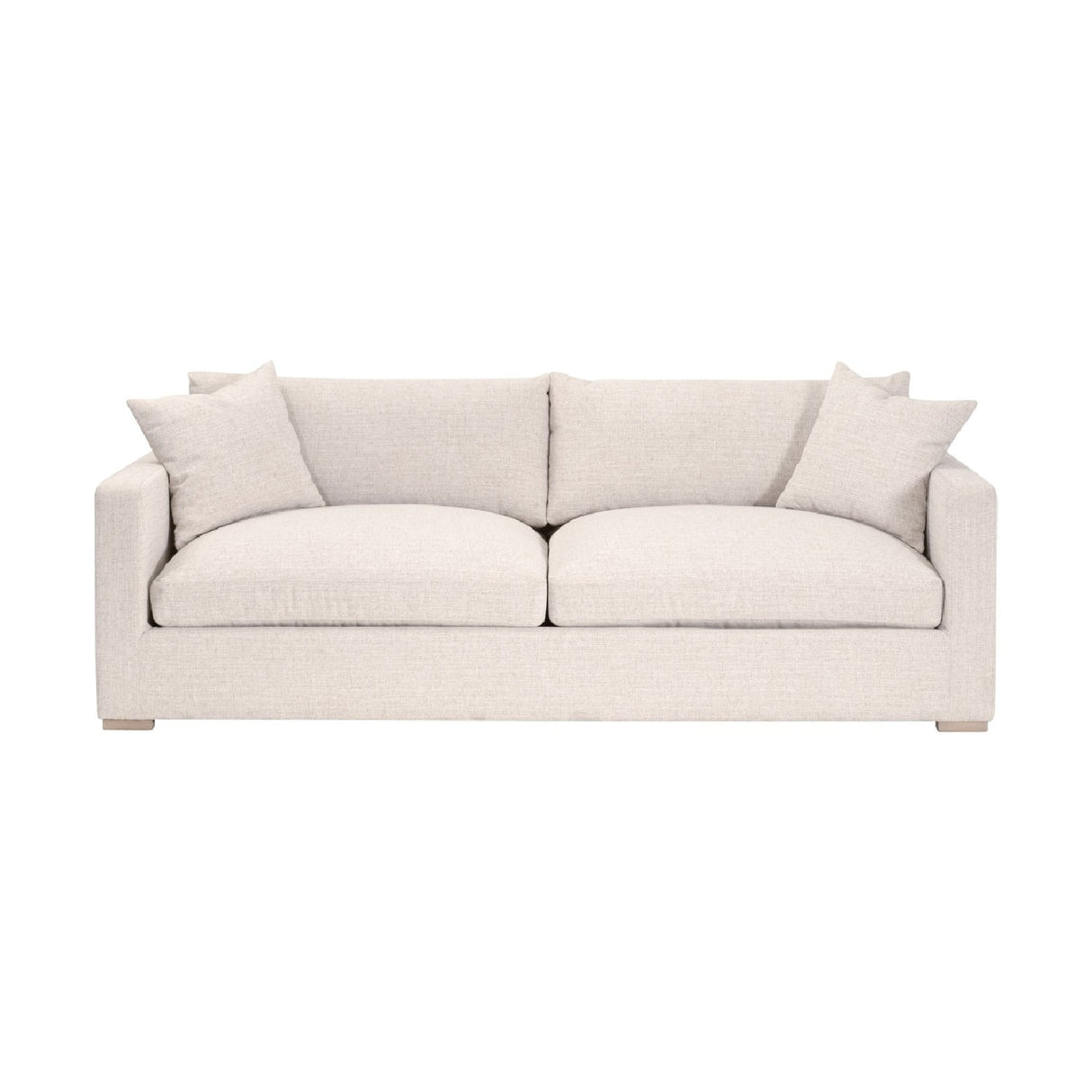 Modern European furniture - Beige Track-Armed Outdoor Sofa - www.oroa.com