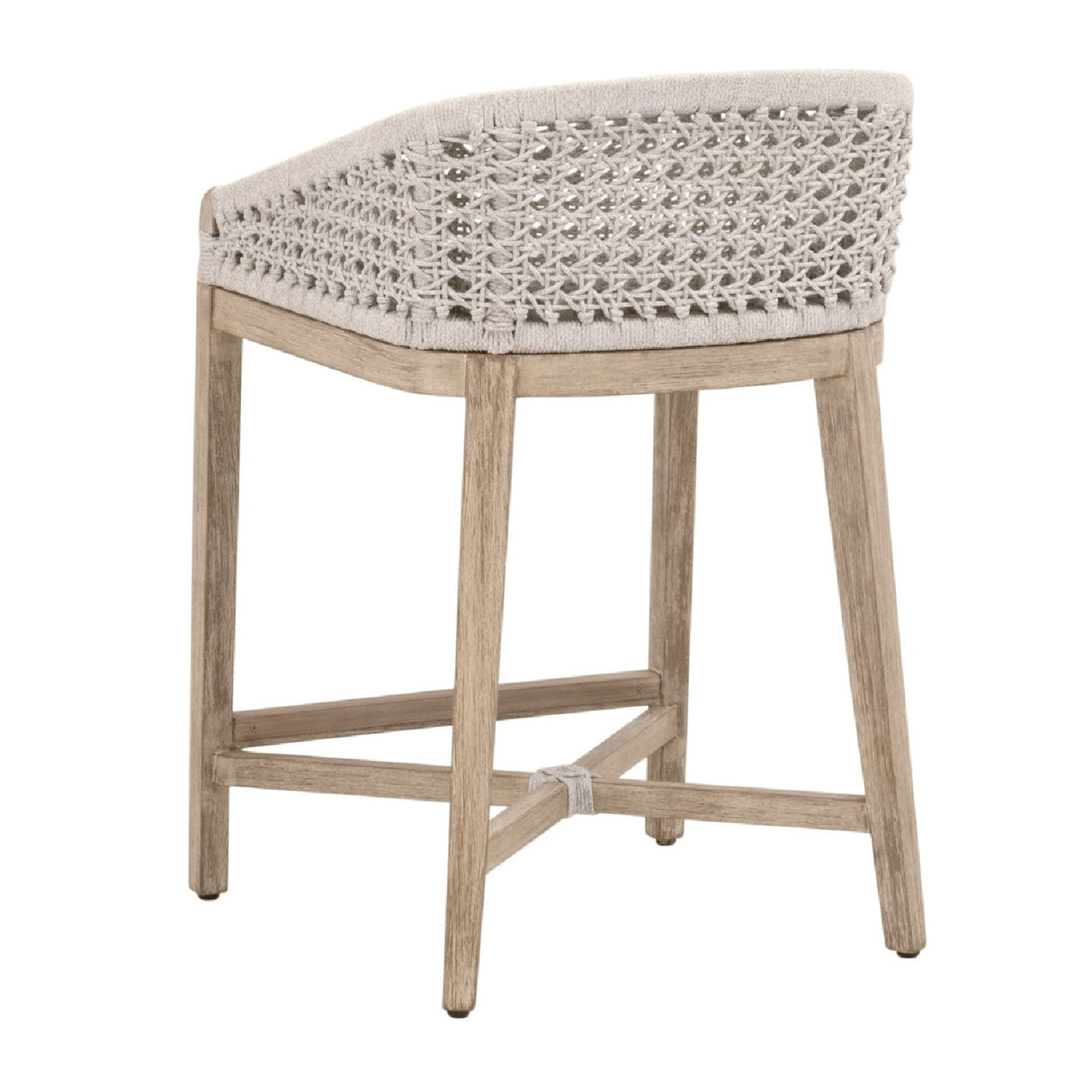 Modern European furniture - White Speckle Rope Counter Stool - www.oroa.com