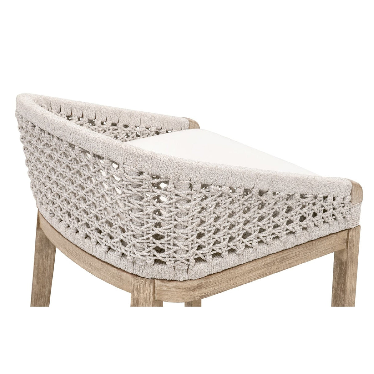 Modern European furniture - White Speckle Rope Counter Stool - www.oroa.com