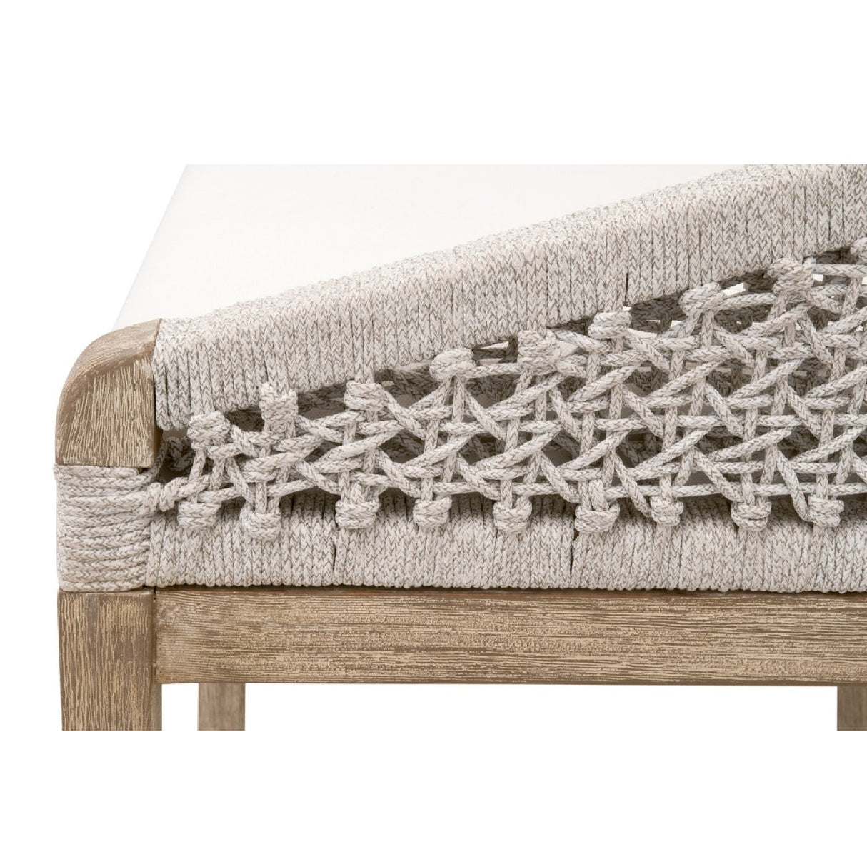 Modern European furniture - White Speckle Rope Counter Stool - www.oroa.com