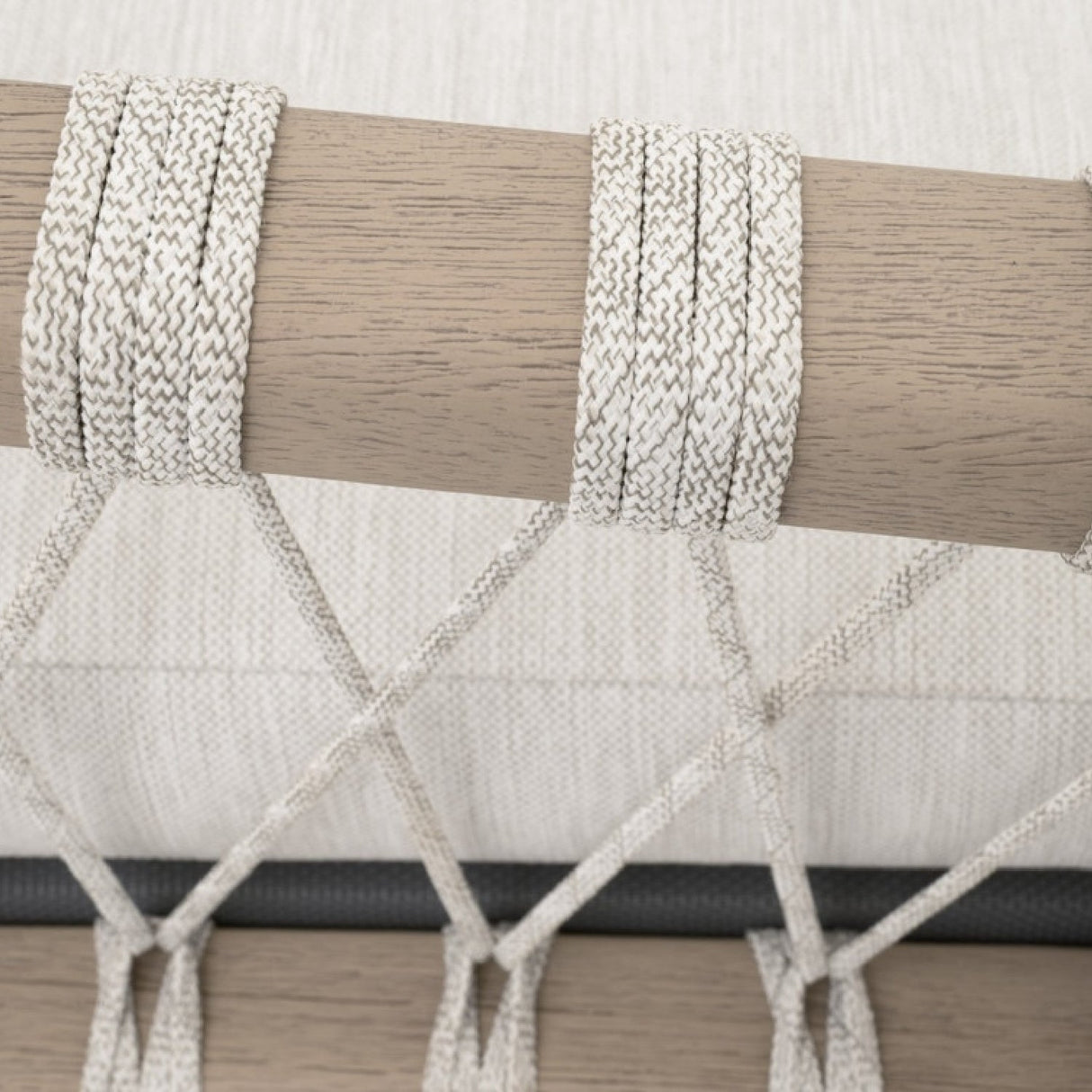 Modern European furniture - White Rope Outdoor Counter Stool - www.oroa.com