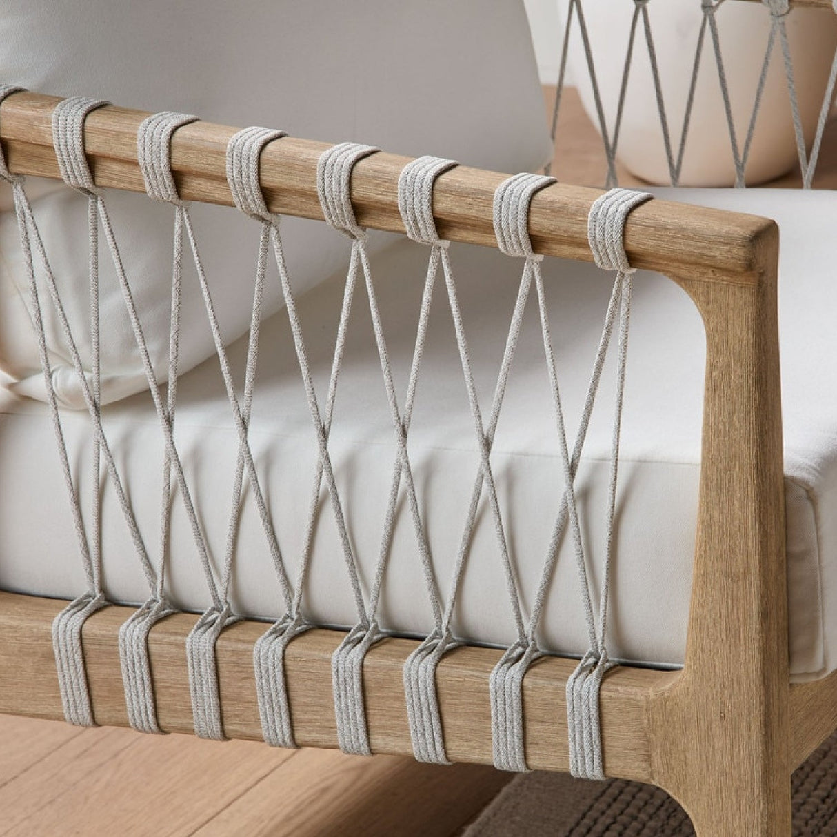 Modern European furniture - White Cushioned Club Chair - www.oroa.com