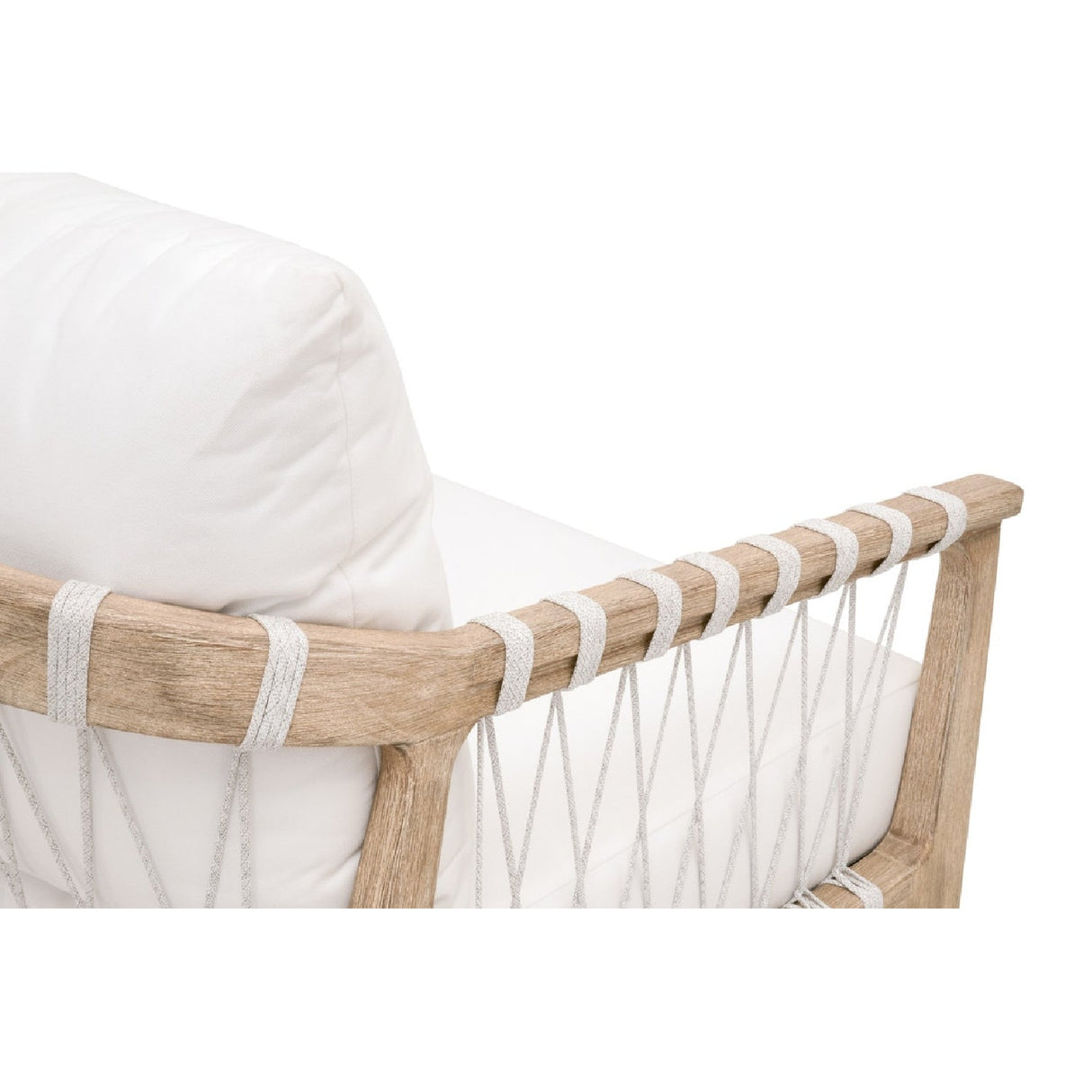 Modern European furniture - White Cushioned Club Chair - www.oroa.com